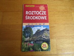 mapa Polsko Roztočanský NP Roztocze Środkowe - 1