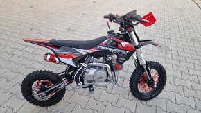 Pitbike Dorado DK90 12/10 Automat, el startér cervena