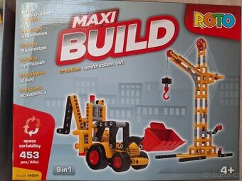 Prodám stavebnici Roto Maxi Build 9v1, jeřáb, bagr... - 1