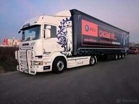 Prodám soupravu lowdeck Scania+Kogel