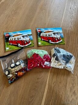 LEGO 10220 VW T1 Camper Kompletní set, 2x SLOŽENÉ, nehrané