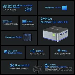 GMKTec NucBox G2 , N100 ,12Gb RAM ,512GB SDD ,Intel UHD Xe