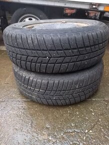 Zimní pneu 195/65 R15 + plechove disky 5x100 R15