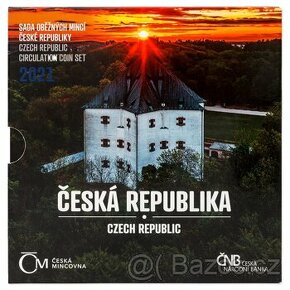 Sada oběžných mincí 2021 Česká republika stand, jen 5000ks