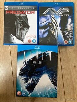 Blu ray disky Alien, Predator