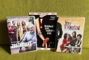 3 české filmy na DVD (originály), cena celkem, sleva