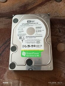 HDD WD 500G/SATA300/3,5" GREEN POWER