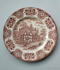 Krásný anglický talíř v klasickém stylu Ironstone Tableware