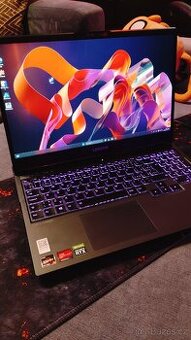 Herni notebook Ryzen 5, 16gb rám, RTX 2060 a 144 hz displej