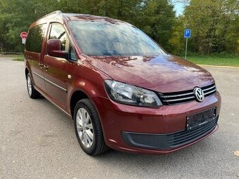 VW Caddy MAXI 1.6TDI CR 75kw 2012 , TAŽNÉ, 7-MÍST