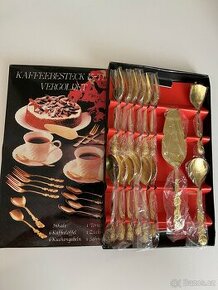 Sada příborů Kaffeebesteck 15-TLG Vergoldet