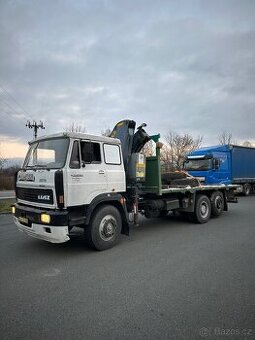 Liaz 122.053 6x2 valník s HR EFFER 150/3S