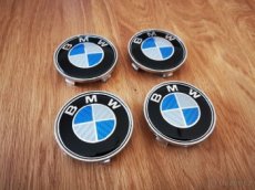 středové krytky BMW 68mm karbon modra cervena cerna bílá - 1