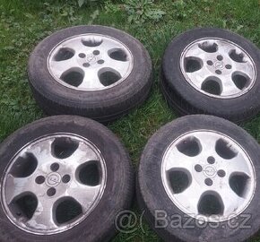 4x Opel alu ET 49 4x100 R15 - 2000 vše - 1