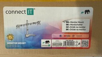 CONNECT IT CMF-3204 TwinArm Stolní držák pro 2 monitory