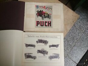 PUCH katolog automobilů z 20.-tych let