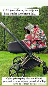 Cybex priam rosegold spring blossom