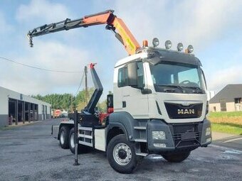 MAN TGS 33.480 6x6 / Palfinger ruka / Nosič hák. kontejnerů