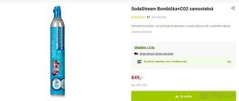 SodaStream Bombička+CO2 samostatná