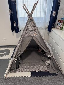 dětské teepee se zvířátky - 1