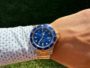 ROLEX SubMariner Date 40mm GOLD, stav TOP Bluess - 1