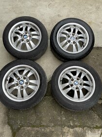 Límcová Alu orig. BMW 5x120 včetně letních pneu 205/55R16