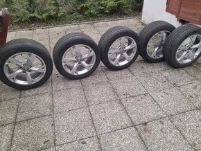 Alu kola Audi 5 ks - 17´´, pneu 225/50 R17 Continental letní