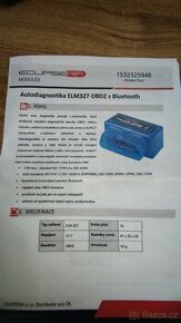 Autodiagnostika ELM327 obd2 Bluetooth - 1