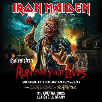 Vstupenka Iron Maiden