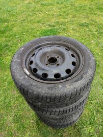 Sada plechové disky 4ks kola zimni 195/50 R15 Ford 4x108 - 1