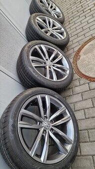 Origo alu kola VW Dartford R18 + letní pneu Goodyear