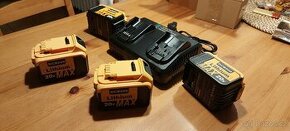 Aku pro nářadí DeWALT 20V/ 9.0mAh+Dual nabíječka. - 1