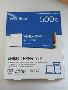 WD BLUE 500GB SN580 NVMe