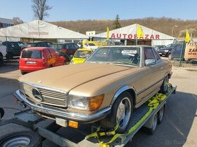 Mercedes SL 500  rok 1985  na renovaci