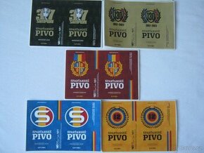 5x pivo pivní pivovar Strakonice Sparta Praha fotbal - 1