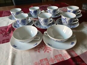 Porcelánová sada na kávu/čaj cibulák Bohemia