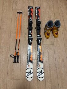 Lyže Rossignol Radical RSX 130cm set + hole + lyžáky