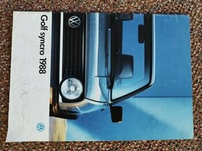 VW Golf Syncro 1988