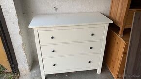 Ikea Hemnes komoda 3š mdf průměrný stav