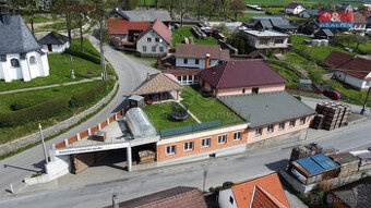 Prodej výrobního objektu s rodinným domem, 1200 m², Spálov