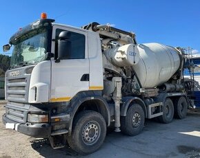 pumi 32m pumpa+mix beton CIFA 8x4 Scania domíchávač