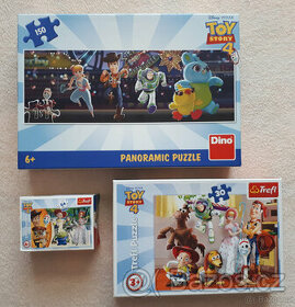 3x Puzzle - Toy Story - Příběh hraček - Woody,Buzz,Pastýřka - 1