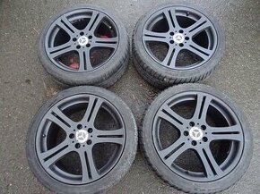 Alu disky Mercedes 18", 5x112,ET 30, zimní pneu