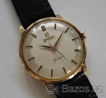 Zlaté náramkové hodinky Omega Genève Automatic 18K