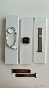 Apple Watch Series 7, 45mm, Gold, Stainless, Cellular - 1