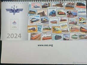 Zeleznicni kalendar OSZ pro rok 2024 - 1