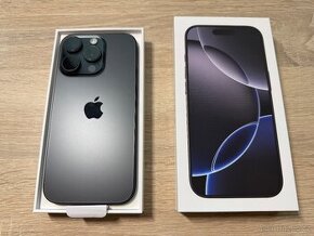 Apple iPhone 16 Pro 128 GB černý titan/Nový záruka 24.měs.Cz