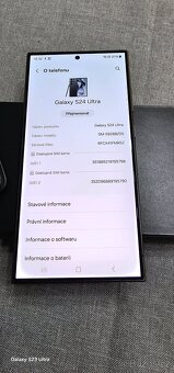 Samsung Galaxy S24  Ultra 12/256 gb černý temer nepouzivany