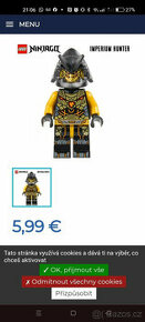 Lego Ninjago Claw Generál (njo 815) - nové nikdy nepoužité