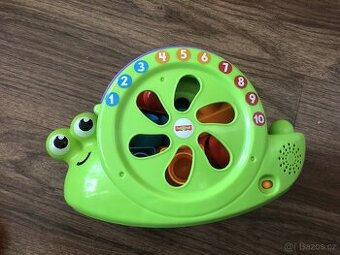 Fisher Price zpívající šnek vkládačka